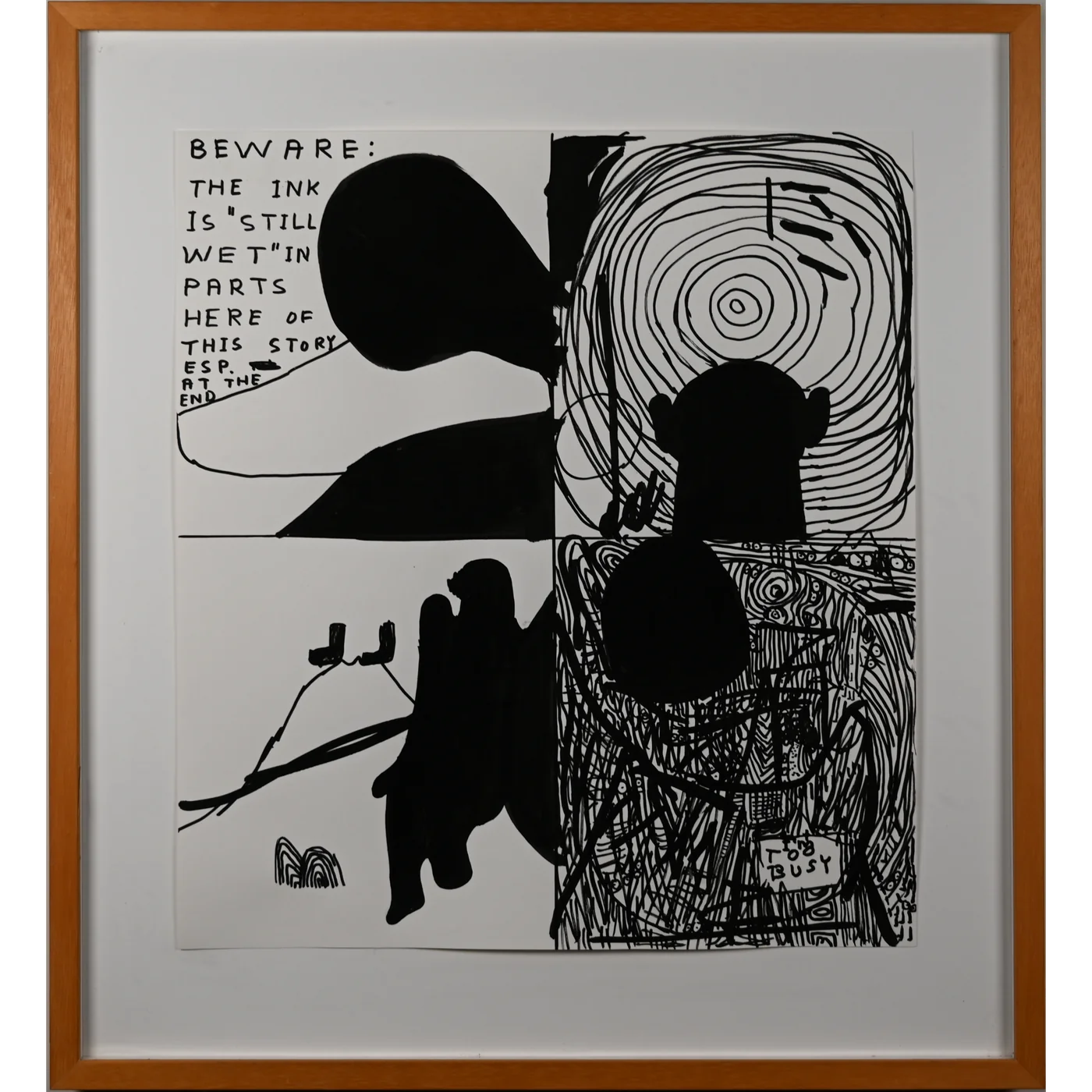 David Shrigley, Untitled (Beware)