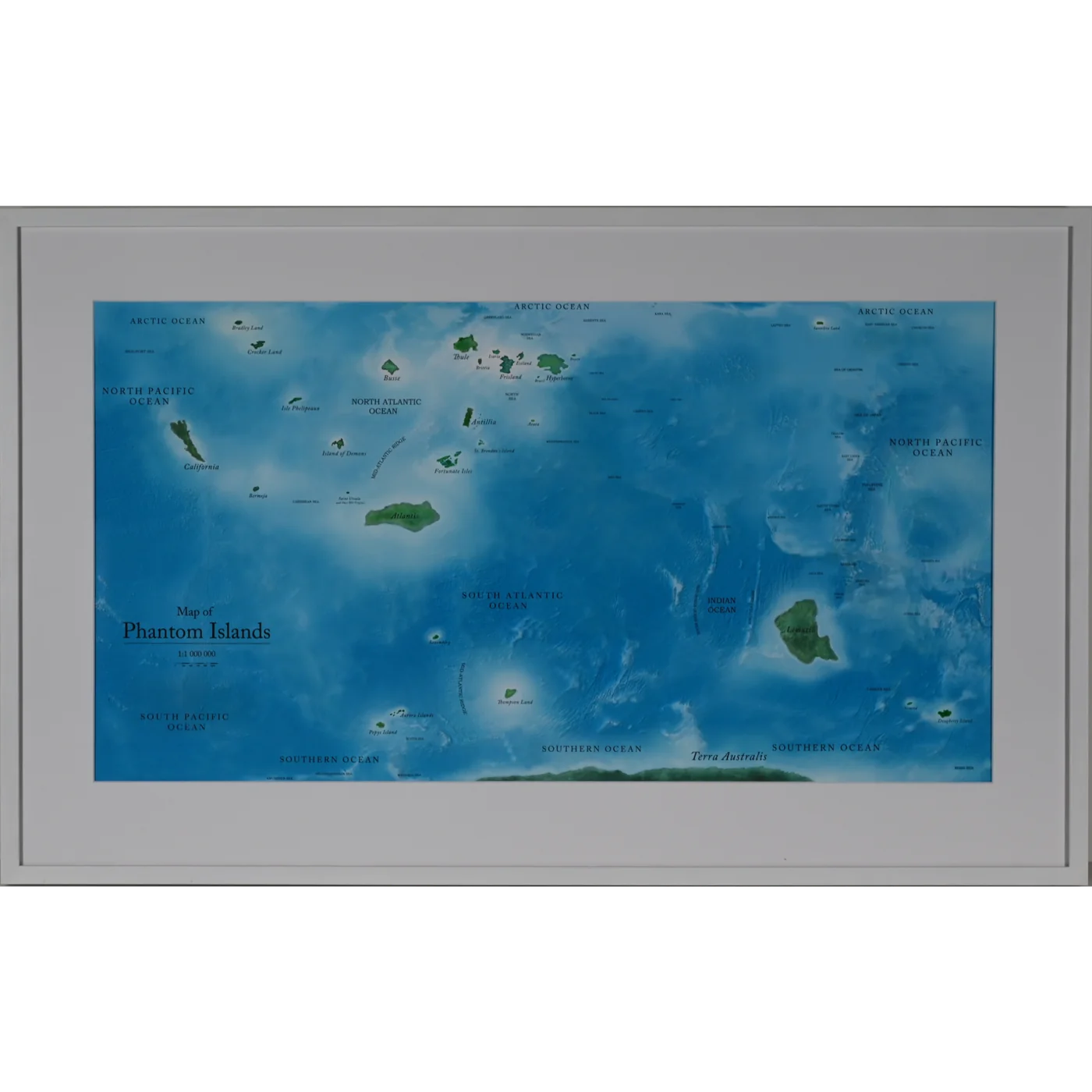 Agnieszka Kurant, Map of phantom islands