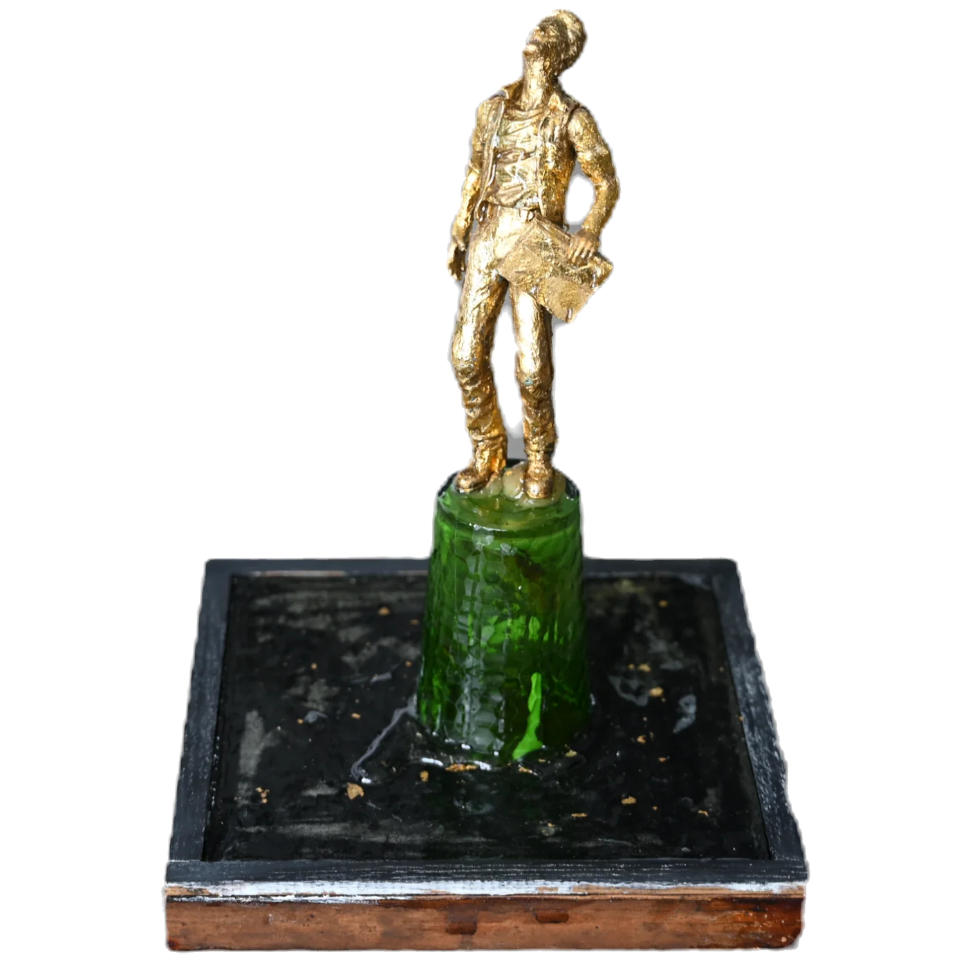Jan Fabre, De man die huilt en lacht (denkmodel)